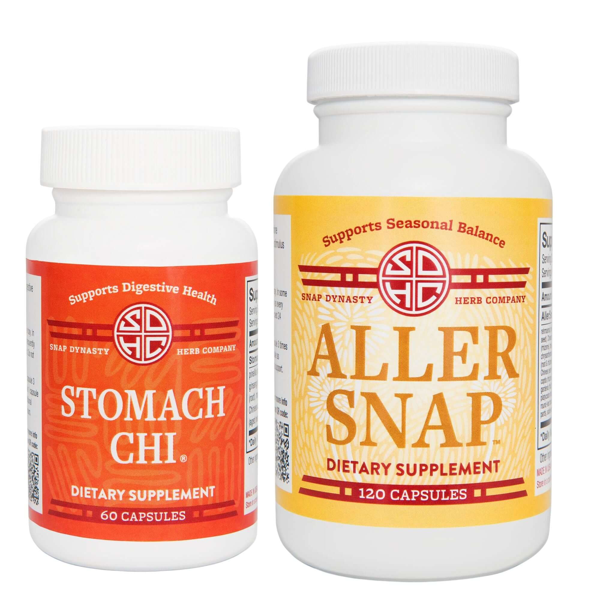 Bundle and Save! Stomach Chi and Aller Snap Capsules