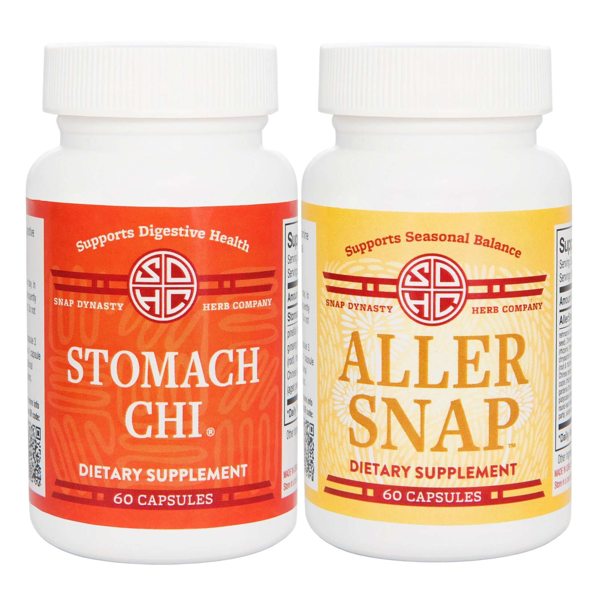 Bundle and Save! Stomach Chi and Aller Snap Capsules