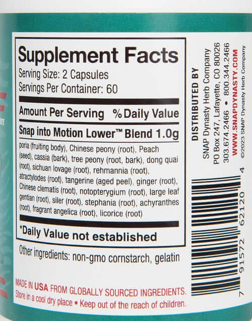Snap Into Motion Lower - Circulation Health Support For The Lower Body