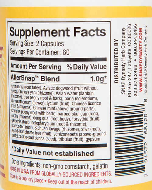 Aller Snap - Seasonal Support for Healthy Histamine Response